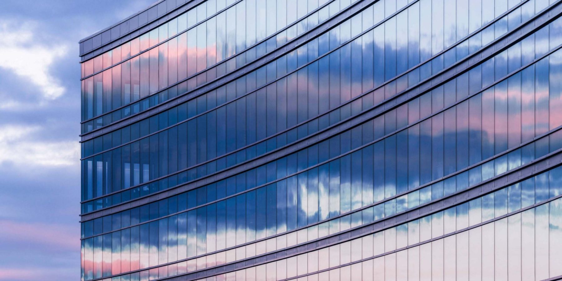 Building facade of CityPoint in Waltham, Massachusetts.