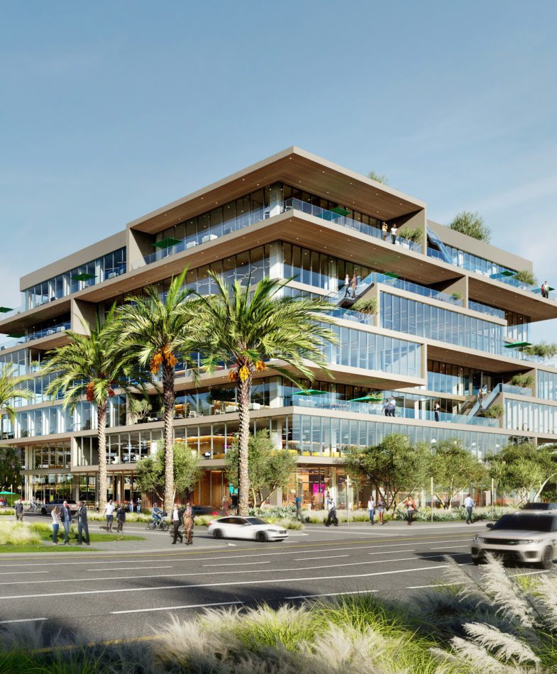 Architectural rendering of Beach Cities Media Campus