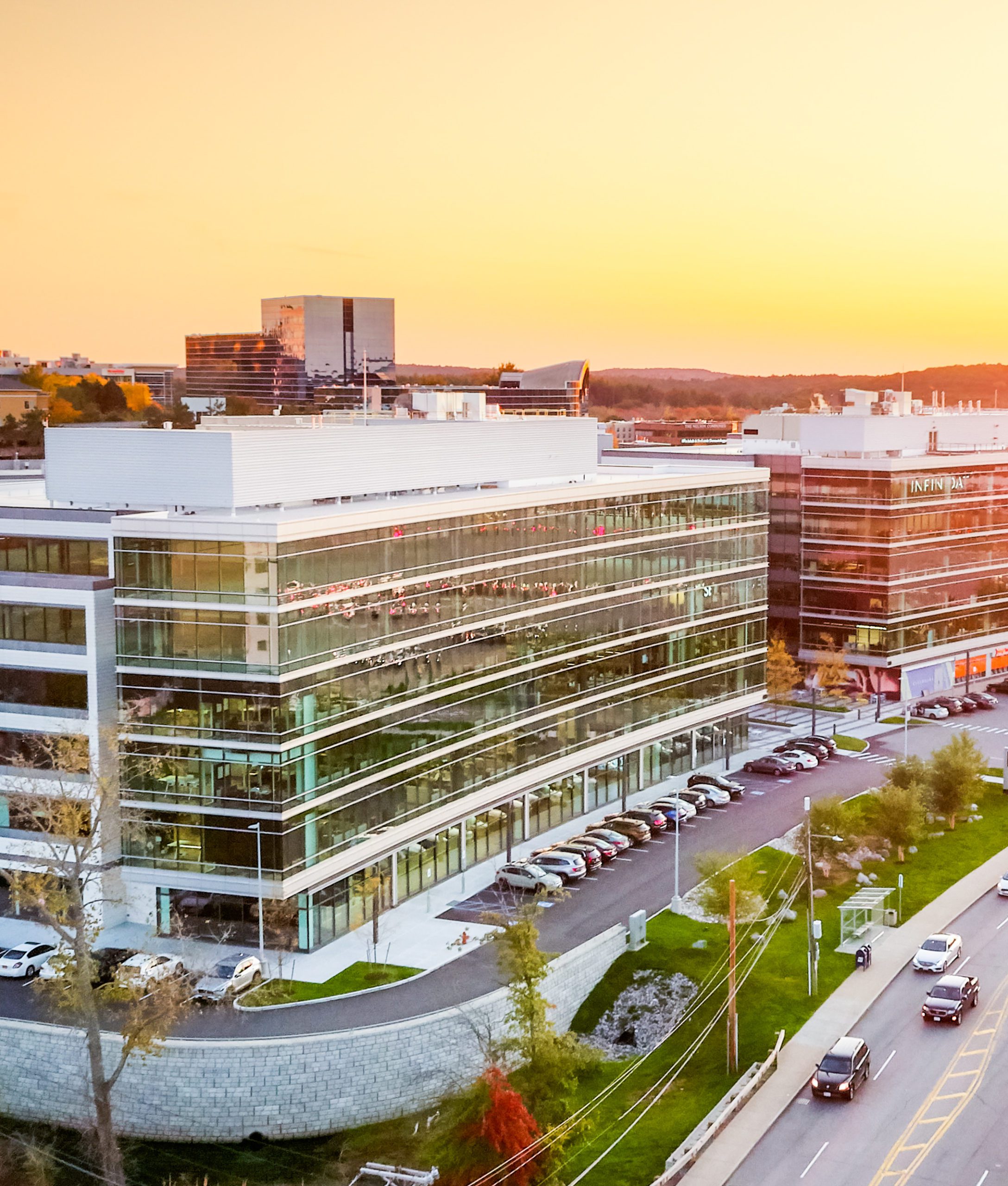 City Point campus at sunrise.