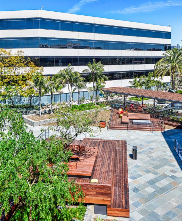 Exterior Courtyard at Colorado Center.