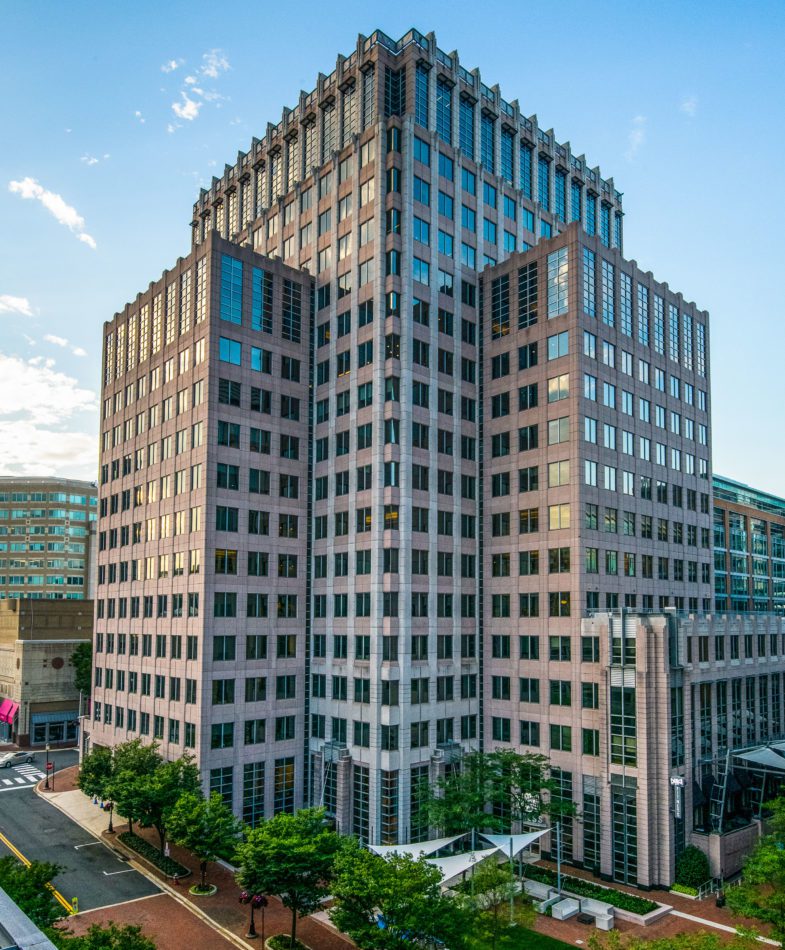 Exterior facade of Freedom Square