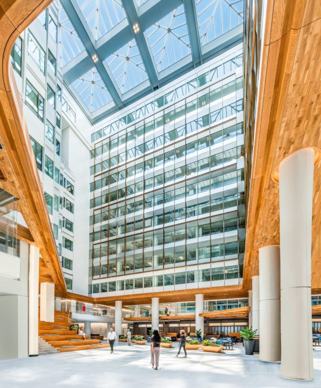 Architectural rendering of the interior courtyard of Metropolitan Square