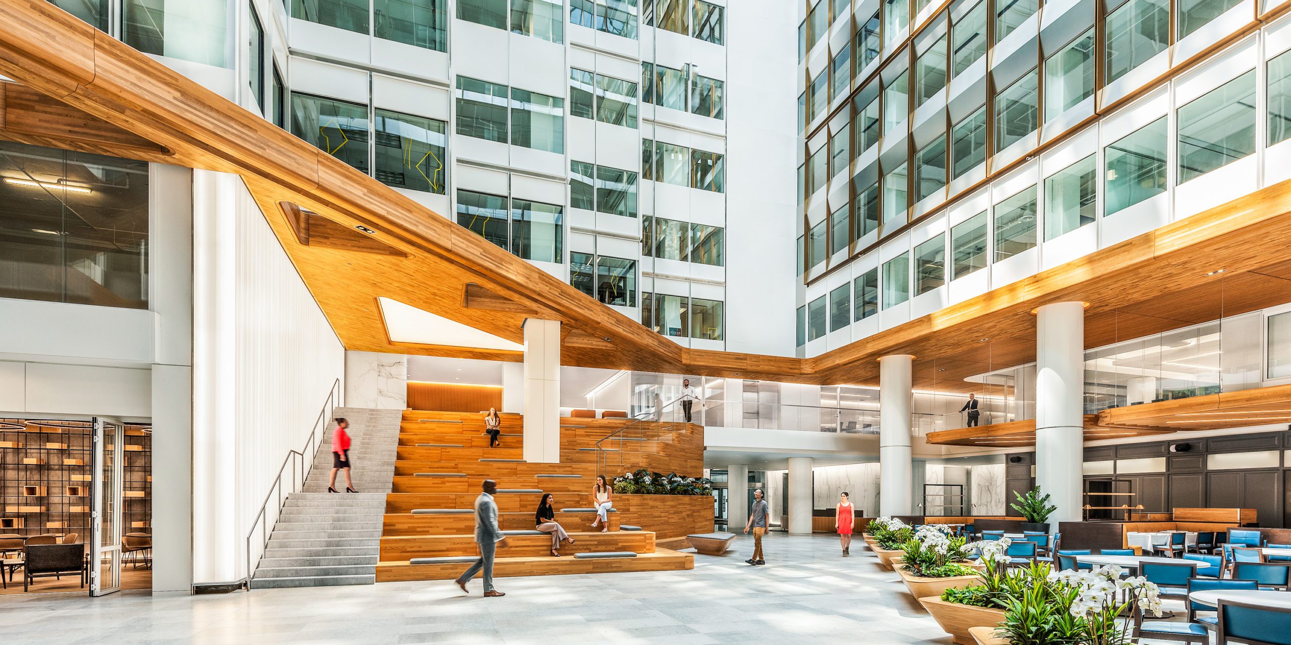 Architectural rendering of the interior courtyard of Metropolitan Square