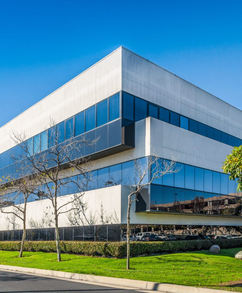 Corner Facade of property at Santa Monica Business Park