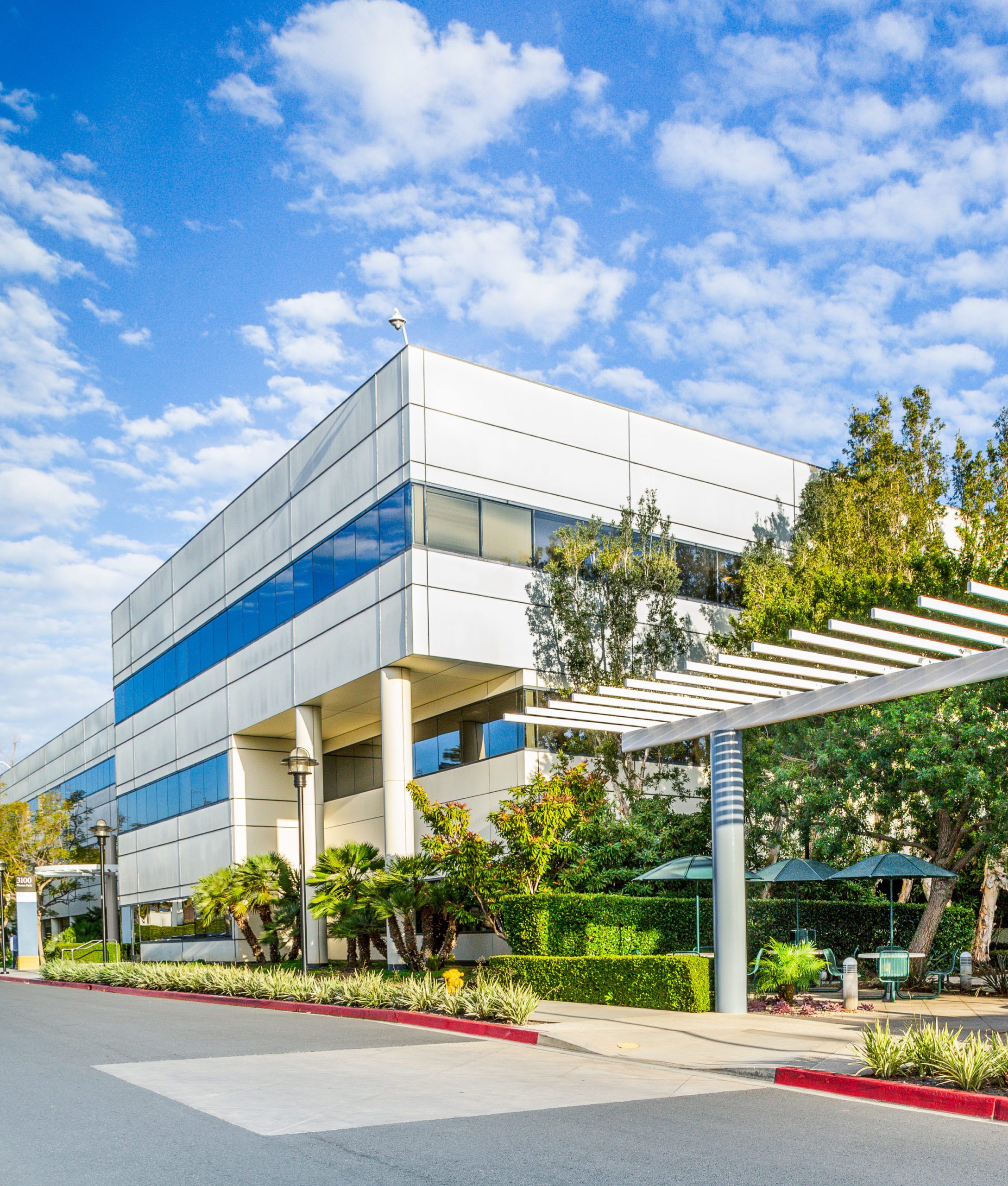 Santa Monica Business park on a sunny day.